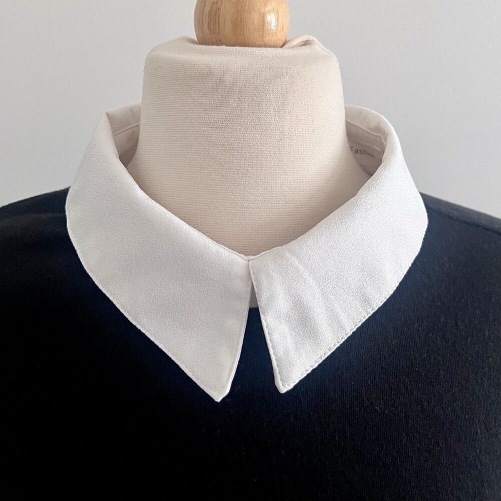 Evabella Fashion Women’s Size XL Black Long Sleeved Top Wednesday Adams Style - Picture 5 of 8